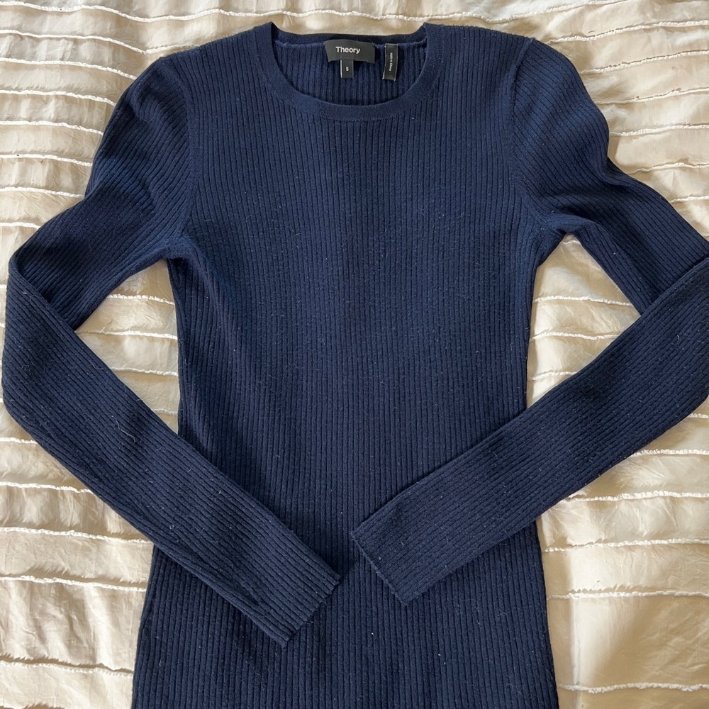 Theory Navy Blue Women's Sweater
